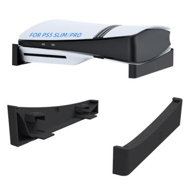 Imagem de EJGAME Suporte horizontal para PS5 Slim Accessories, suporte de base compatível com Playstation 5 Slim Disc & Digital Edition (preto)