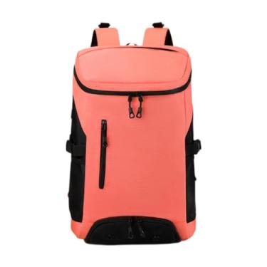 Imagem de Pegciuho Mulheres Badminton Saco Raquetes Mochila Grande Capacidade de Armazenamento de Equipamentos Tênis Mochila Esportiva Duffle Bag para Treino Jogadores, Rosa