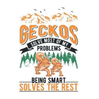 Imagem de Notebook With Gecko: Gecko Gift Leopard / 6x9 Inches / 120 graph Sites