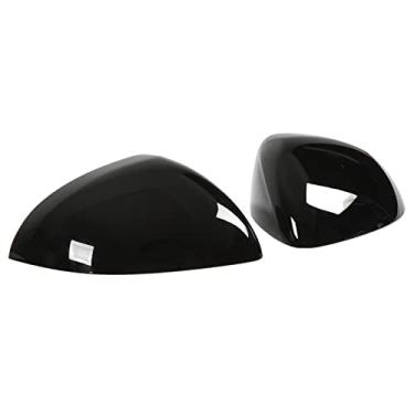 Imagem de Par de Capa de Proteção para Espelho Retrovisor - Capa para Espelho Retrovisor Um Par de Espelho de Carro Esquerdo e Direito para Classe C W206 2022 (Preto)