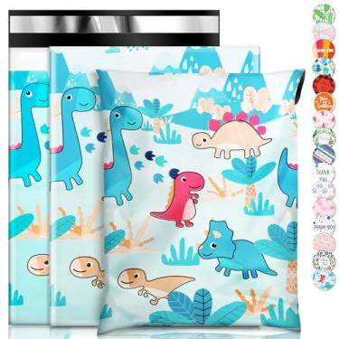 Imagem de Oududianzi Envelopes de poliéster 10 x 13, pacote com 100 sacos de envio, sacos de embalagem de plástico, sacos de poliéster para envio, envelopes de envio, embalagem fofa para pequenas empresas e