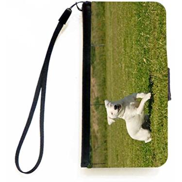 Imagem de Rikki Knight Capa carteira flip Jack Russell Terrier com aba magnética para Apple iPhone 5c