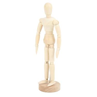 Imagem de Figura de Desenho de Arte de Manequim de Madeira 14 Decoração de Brinquedo Giratório Conjunto para Crianças Artistas