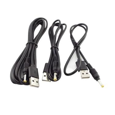 Imagem de USB A Male Plug To DC 2.5 3.5 1.35 4.0 1.7 5.5 2.1 5.5 2.5mm Power Supply Plug Jack Type A Extension Cable Connector Cords (Size : 1 Meter, Color : 3.5mm x 1.35mm)