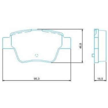 Imagem de Pastilha de Freio Citroen C4 Pallas 2007 a 2013 JURID