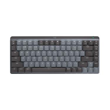 Imagem de Teclado Mecânico sem Fio Logitech MX Mechanical Mini, Switch Tactile Quiet, Bluetooth e USB, Preto-Unissex
