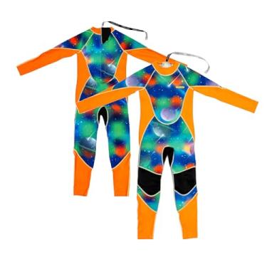 Imagem de Cheekaaboo Roupa de mergulho infantil unissex de neoprene UPF50 2,5 mm para natação, surfe, mergulho com snorkel