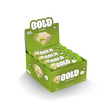 Imagem de Barra de Proteína BOLD Snacks Pistache (20g de Proteína) - Caixa com 12 unidades