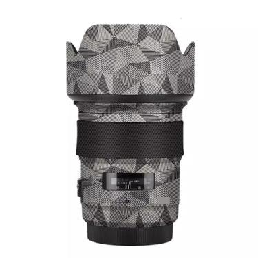 Imagem de Lente Skin Camera Vinly Wrap Flim para Sigma 50 mm F1.4 DG HSM Art Apto para Canon Mount Camera Adesivo Decorativo de Corpo Inteiro Decalque 1:1.4 50 1.4 (Triângulo Titânio)