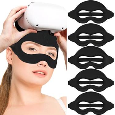 Imagem de VRMASTER Máscara de suor VR com faixa de espuma para Meta Quest 2 Pro VR Workout Supernatual Face Dry Cool Guard Cover
