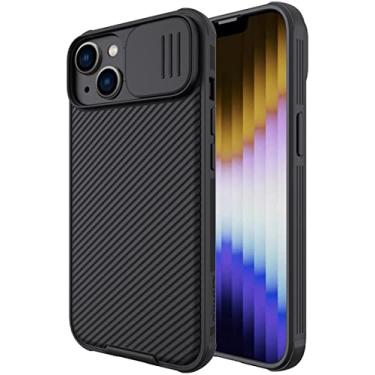 Imagem de Capa Anti Impacto Nillkin Modelo CamShield Pro Compatível com iPhone 13/14 (6.1 Pol)… (Preto)