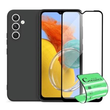 Imagem de Capa Anti Impacto Aveludada e Película Cerâmica 5D 9D Compatível Samsung Galaxy M14 5G