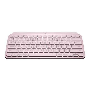 Imagem de Teclado Logitech MX KEYS Mini Rosa Padrão US 920-010507
