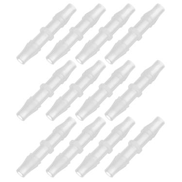 Imagem de PATIKIL 1/20.3 cm - 1/12.7 cm 12 peças de acessórios de farpa de mangueira de plástico, acessórios de tubo redutor, adaptador de tubulação, kit de junta de emenda de união para sistema de ar gás água