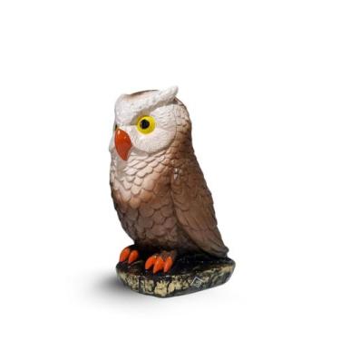 Imagem de Escultura Decorativa Repelente Espanta Pombo Pardal Passarinhos 26 Cm 