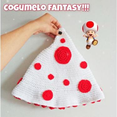 Imagem de Chapéu Bucket Cogumelo Psicodelia Em Crochê - Atelier Chapeuzinho de B