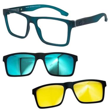 Imagem de Oculos Mormaii Swap NG 2 6153 K04 com 2 Clipon Azul Nortuno, Azul, Nor