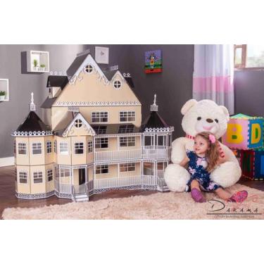 Imagem de Casa de bonecas para mini bonecas compatível com lol e polly modelo as
