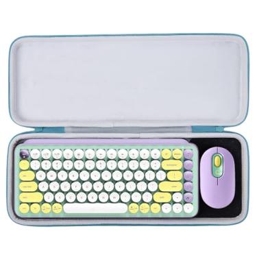 Imagem de Aenllosi Estojo rígido compatível com teclado mecânico sem fio Logitech POP Keys (azul)