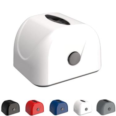 Imagem de Kit com 12 Porta Guardanapo de Mesa Easy Puxe Dispenser Multiuso Organizador Suporte Papel Interfolhado (BRANCO)