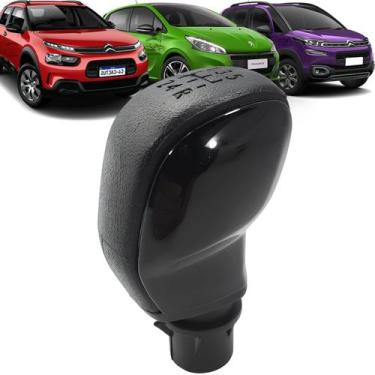 Imagem de Manopla Bola Câmbio Peugeot 206 207 208 307 408 3008 Preta - Max, Mano