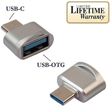 Imagem de Josi Minea USB 3.1 tipo C macho (USB-C) para USB 3.0 tipo A fêmea OTG adaptador de host para Samsung Galaxy S8 e S8 Plus, LG G6 e G5, Nexus 5X e 6P, novo Apple MacBook, Google Pixel Tablet - prata