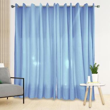 Imagem de Cortina Manu Janela Sala e Quarto 2,30 x 1,70 Várias Cores - DH Enxova