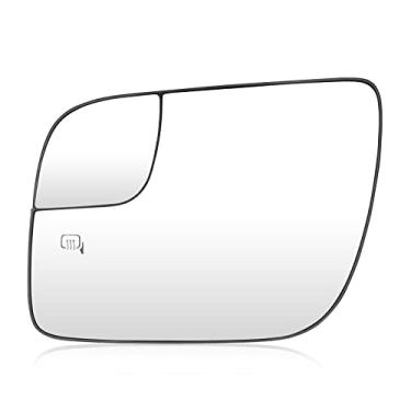 Imagem de Espelho de vidro aquecido para retrovisor esquerdo do motorista para Ford Explorer 2011 2012 2013 2014 2015 2016 2017, substitui BB5Z17K707M