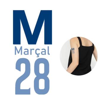 Imagem de Tatuagem Temporária M De Pablo Marçal Candidato