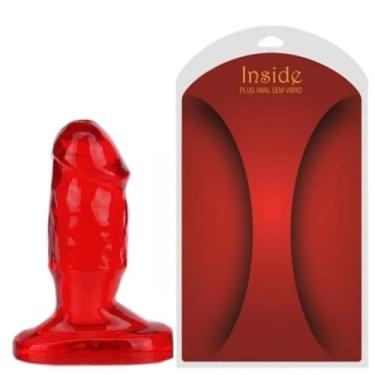 Imagem de Plug Anal Sem Vibro Dilatação Segura Brinquedo Erótico Estimulador Anal Prazer Satisfação Anal [VERMELHO]