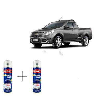 Imagem de Spray automotivo cinza grafite gm + verniz spray 300ml - Sherwin Willi