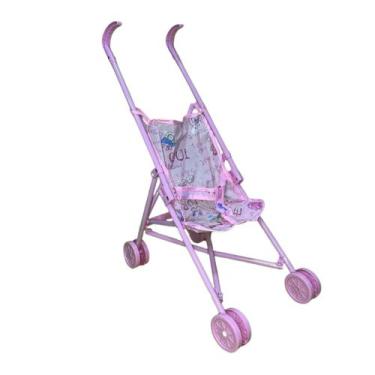 Imagem de Brinquedo Infantil Carrinho de Passeio Para Boneca - HK Brinquedos