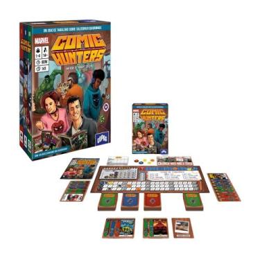 Imagem de Jogo de Tabuleiro Marvel Comic Hunters Estratégia Colecionadores Copag