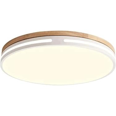 Imagem de Lustre de teto LED moderno com ajuste de intensidade de três cores, economizador de energia e lâmpada redonda criativa para iluminação de ilha de cozinha e restaurante