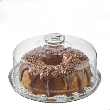 Imagem de Boleira De Vidro Com Tampa E Pé (VIDRO SEM PÉ)