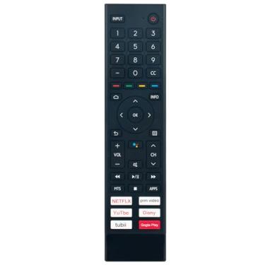 Imagem de ERF3AA80 ERF3AA80H Controle remoto de substituição de voz aplicável para Hisense Smart Android TV 32A45FH 32A4H 40A4H 40A45H 43A4H 43A4H