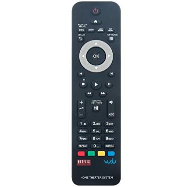 Imagem de Controle remoto de substituição para Philips Blu-ray Home Theater System HTS3541 HTS3541/F7 HTS3564 HTS3564/F7