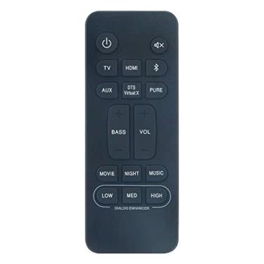 Imagem de Beyution Controle remoto de substituição RC-1236 adequado para sistema de barra de som Denon RC1236 DHT-S216 DHTS216 DHT-S216H DHTS216H Home Theater