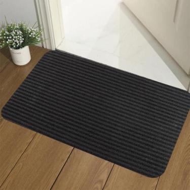 Imagem de 10 Tapete Porta Capacho Atacado Limpa Fácil Ess Pt 40x60 - IDEALIZA, P