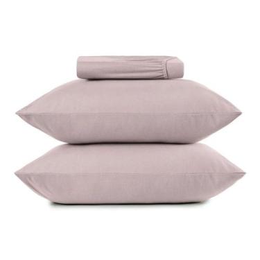 Imagem de Jogo de Cama Casal Altenburg Malha Soft 100% Algodão Fio Penteado Liso