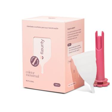 Imagem de Coletor Menstrual Fleurity Tipo 2 1 Unidade Coletor Mestrual Fleurity Individual T2 1 Unidade