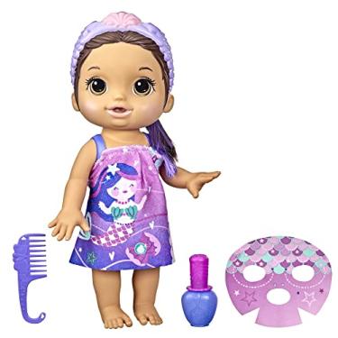 Imagem de Baby Alive, Boneca Bebê Spa Dia de Princesa Sereia, Roxo
