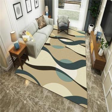 Imagem de Tapete geométrico para sala de estar, casa, hotel, tapetes decorativos, quarto, banheiro, capachos, cozinha (40x60cm/5)