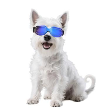 Imagem de NAMSAN Óculos para Cães Pequeno Proteção UV Óculos de sol para Doguinho à Prova de Vento Anti-Nevoeiro Óculos Proteção dos Olhos, Azul