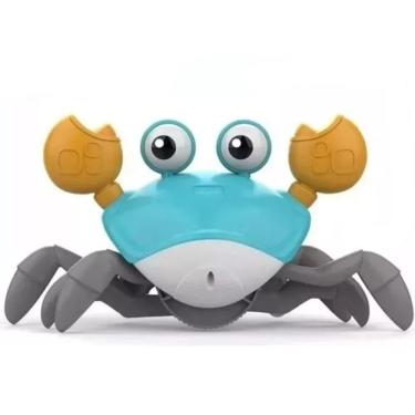 Imagem de Brinquedo Caranguejo Fujão Música Luz Sensor - Verde Claro