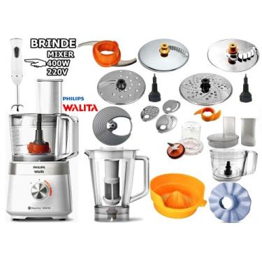 Imagem de Multiprocessador versão branco de 1000w com 21 Itens com 2 Anos Garant