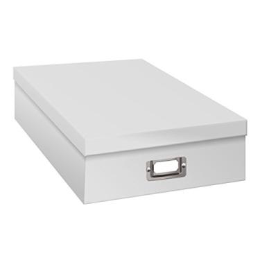 Imagem de Pioneer Jumbo Scrapbook Storage Box, Crafters White, 37cm X 33cm X3 1.9cm