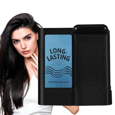 Imagem de Bastão De Colorização Para Cabelo - Bastão De Coloração Capilar 20g Portátil,Creme Temporário Impermeável Para Homens E Mulheres Com Tons Vibrantes