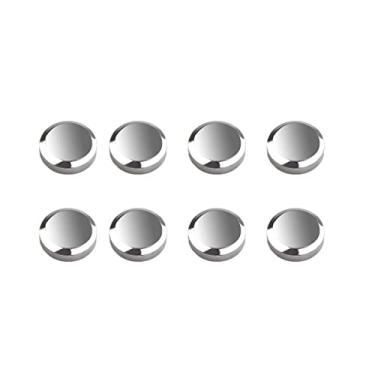 Imagem de Parafuso espelhado, parafuso de apoio, cobre puro, biselado, pregos de cobertura decorativa, parafusos de suporte sólido, pregos de tampa para fixadores de parafusos publicitários, banheiro, espelho