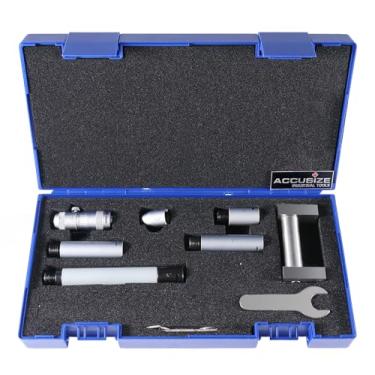 Imagem de Accusize Industrial Tools - Conjunto de micrômetros internos de 2-12" incrementos de 0,001", 3011-3051